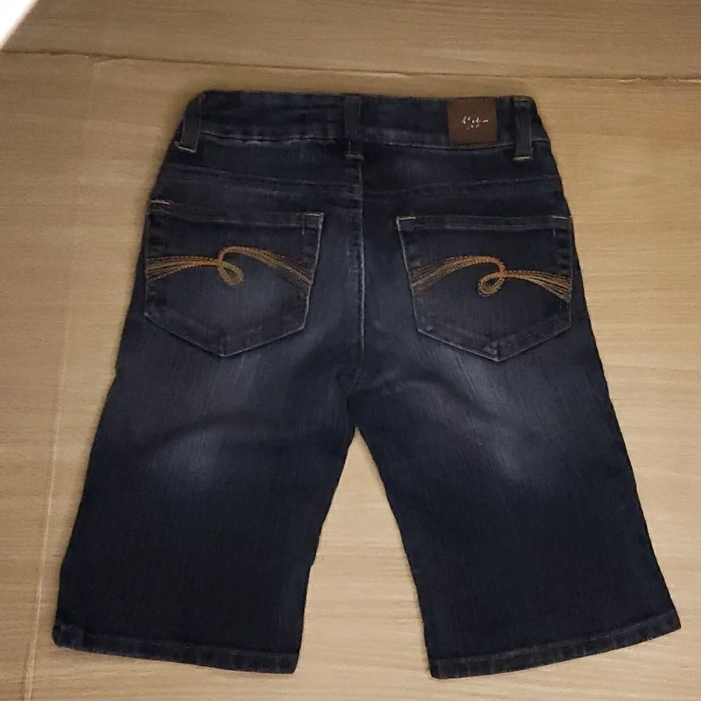 Justice Girls Denim Bermuda Shorts 10S